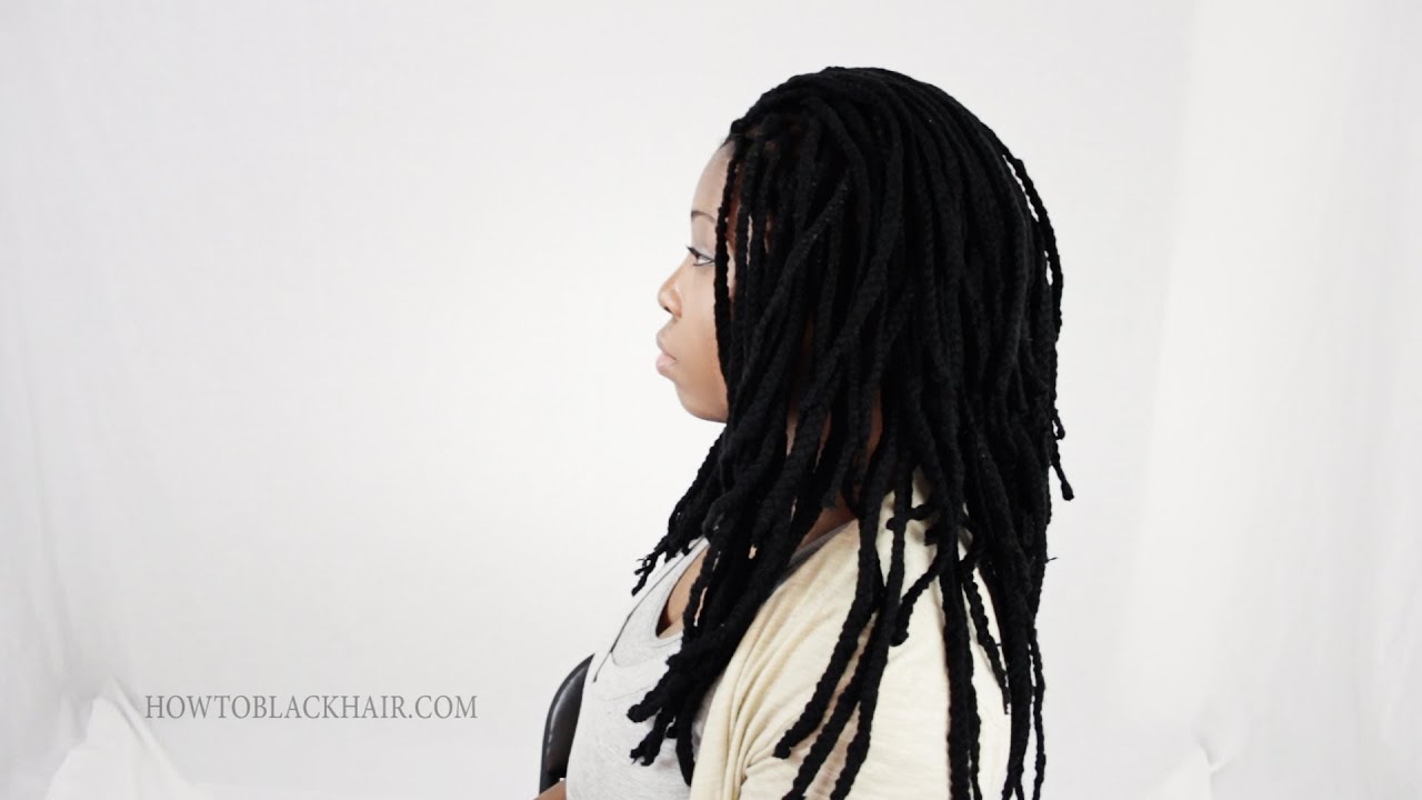 Yarn Braids / Genie Loc Finished Results Tutorial Part 5 YouTube