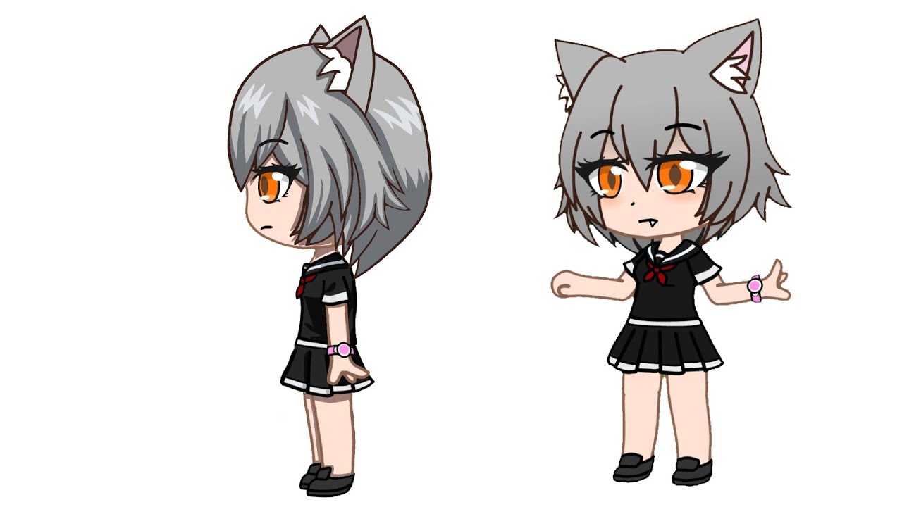 Making a Side facing Gacha Life 2 character #sidefacing #sidefacingtut