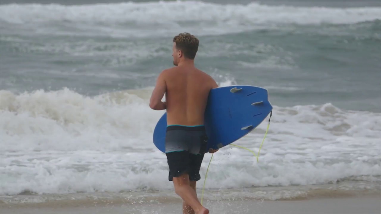 john john florence board Surfing 5'9 Bad Seeds Plum Tail at Currumbin Beach Break