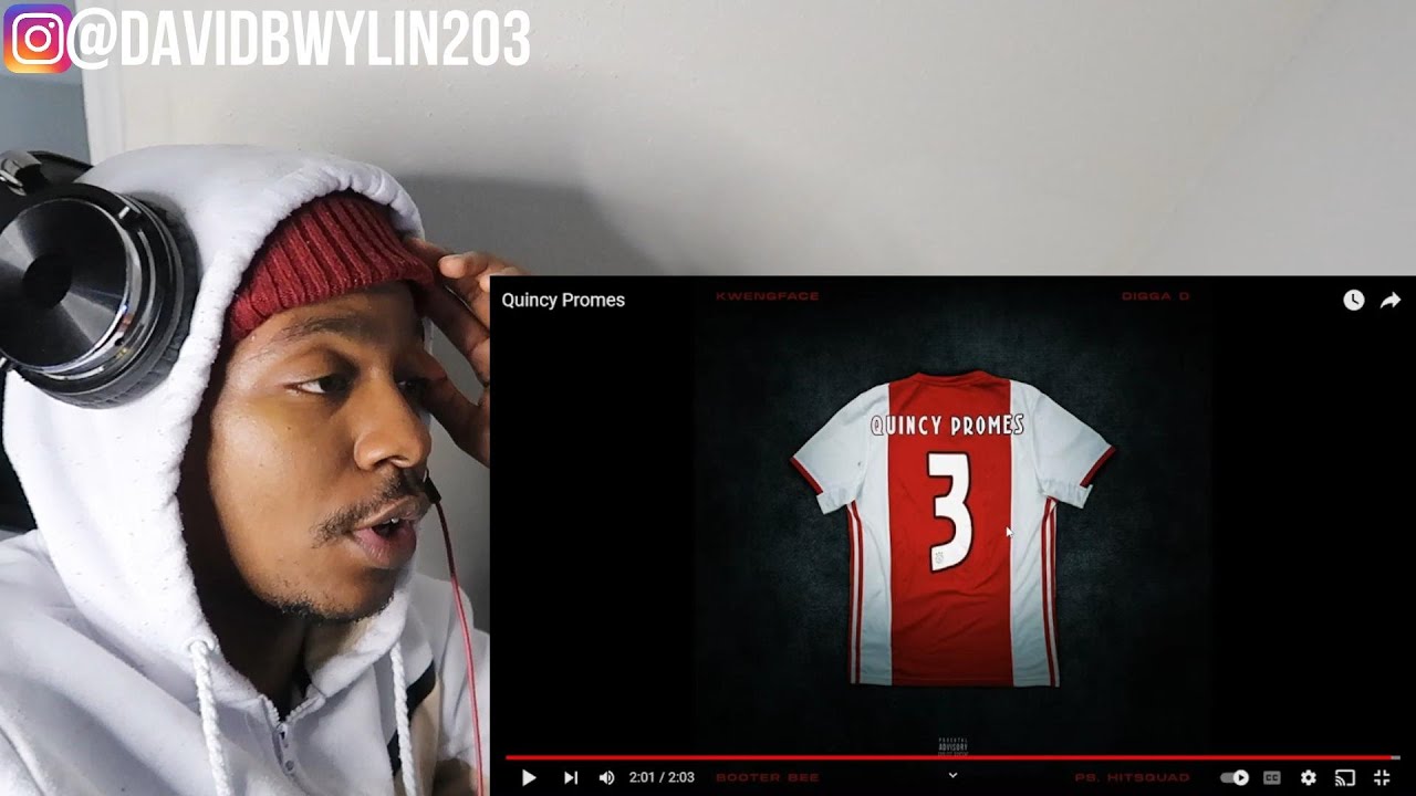 AMERICAN REACTS to  Kwengface x Digga D x Booter Bee x PS Hitsquad - Quincy Promes