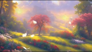 Discover the Serenity of Springtime in this Enchanted Garden Ambient Music Video #relax #spring