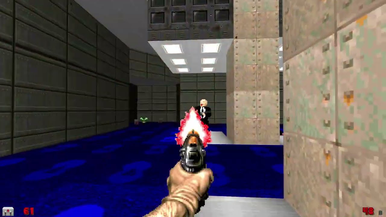 Doom 2 Custom Enemy Replacer-Pistol Zombieman In Suits Modification