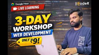 Coding Career Start @ ₹9 Only | Web Development Workshop