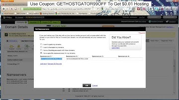 How to point your domain from Godaddy to Hostgator