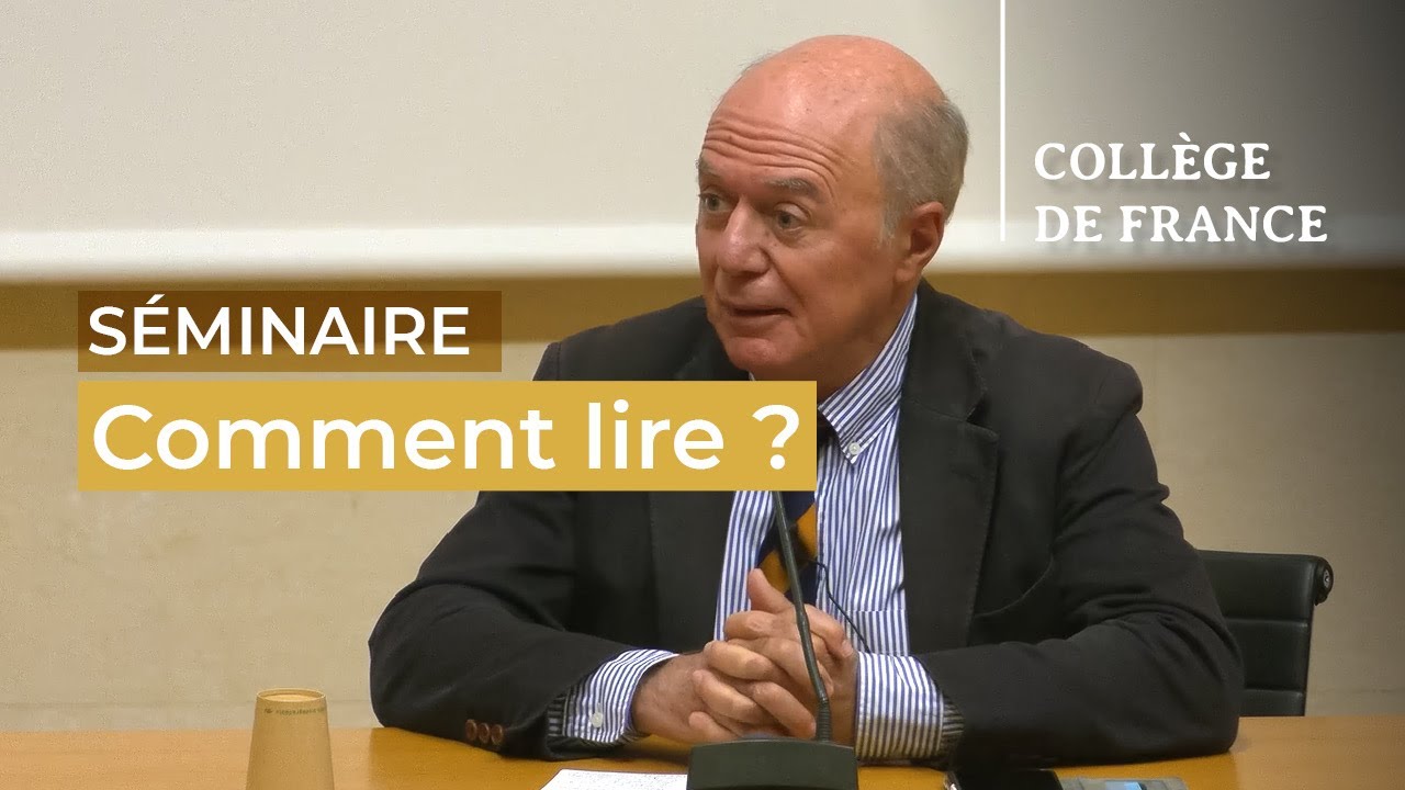 Comment lire ? (2) - William Marx (2023-2024)