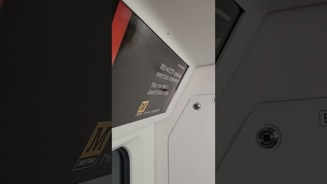 Tyne & Wear Metro - Class 555 announcement at Fellgate