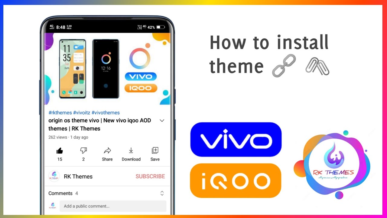 How to install vivo theme | BY RK Themes