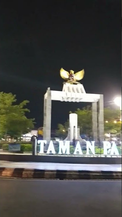 Taman Pancasila di kala malam #shorts #short