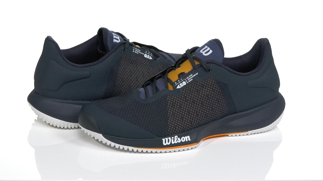 Wilson Kaos Swift Mens Tennis Shoes (Black/Pearl Blue/Wilson Red) » Strung  Out