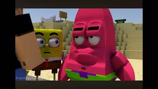SpongeBob in Minecraft 1 (3D Minecraft animation) 