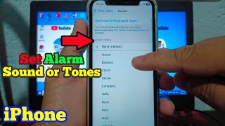 How to Set Alarm Sound or Tones in Guided Access on iPhone X Resimi