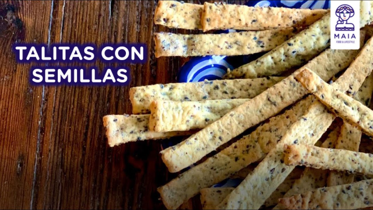 Como hacer Talitas Caseras con Semillas (opción sin gluten) - Receta paso a paso