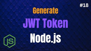 How to Generate JWT Token in Node js ||  JSON Web Token in Node Js || How to Create API in Node Js