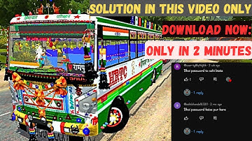 How to  easily download HRTC ACGL Bus mod in bus simulator indonesia | mod by akshu navdeep gamerz |