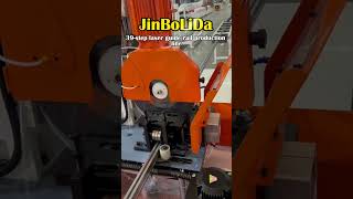 39-stage laser guide rail line — precision welding, tight tolerances, uniform fit.