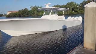 FOR SALE! 2024 Yellowfin 39 Powered by Quad White Mercury Verado V10 400HP #yellowfin #YELLOWFINBOAT