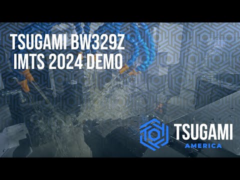 Tsugami BW329Z IMTS 2024 Demo