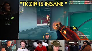 Valorant Streamers React To LOUD TKZIN INSANE 4K vs VIT At VCT Champions