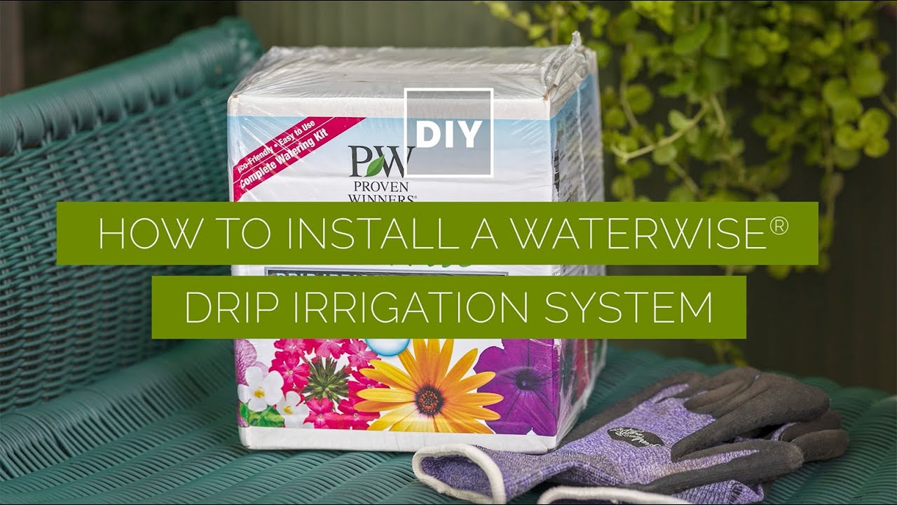 How to Install a WaterWise® Drip Irrigation System YouTube