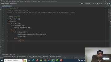 Python Algorithm: Sum of Numbers in Alphanumeric String