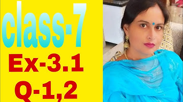 Class-7 Data Handling ਅੰਕੜਿਆਂ ਦਾ ਪ੍ਰਬੰਧਨ E.X-3.1 Q-1,2