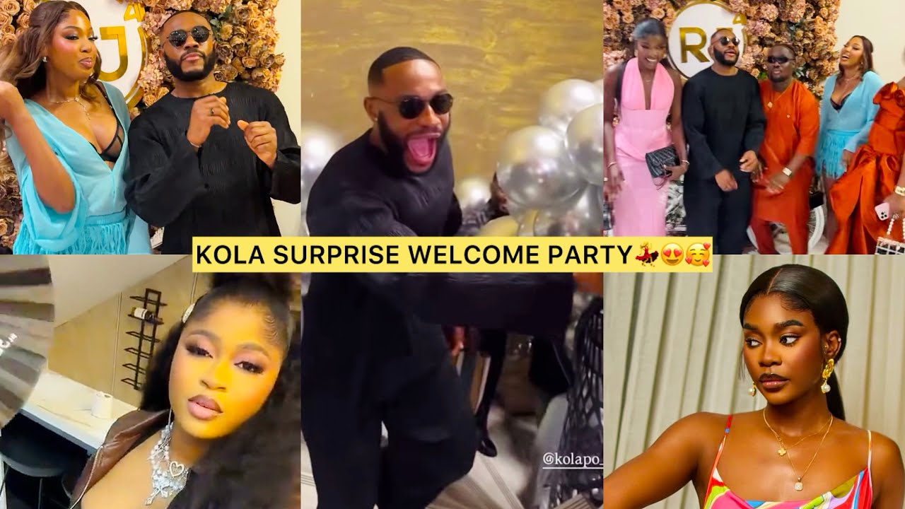 Сюрприз от Kola! Приветственная вечеринка❤️ Домочадцы и друзья представляют💃 BBNAIJA, 10-й сезон ...