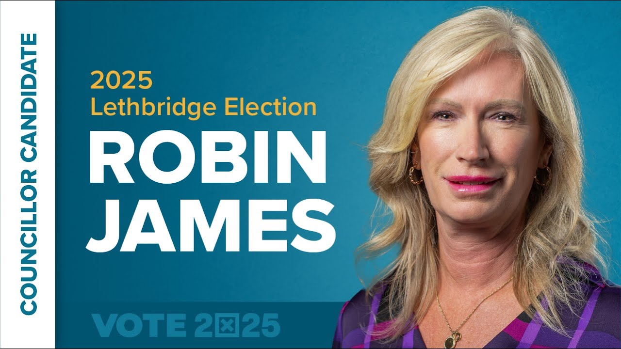 Робин Джеймс, кандидат в городской совет на выборах 2025 года в Летбридже