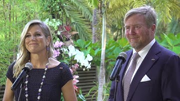 Koning WA en koningin Máxima blikken terug op Suriname - bekijk hier het hele persgesprek