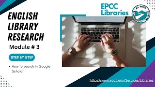 Module 3   ENGL 1302 Google Scholar