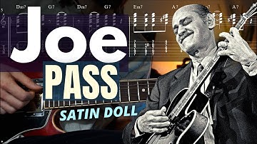 Satin Doll - A JOE PASS Guitar Lesson / Transcription + Breakdown
