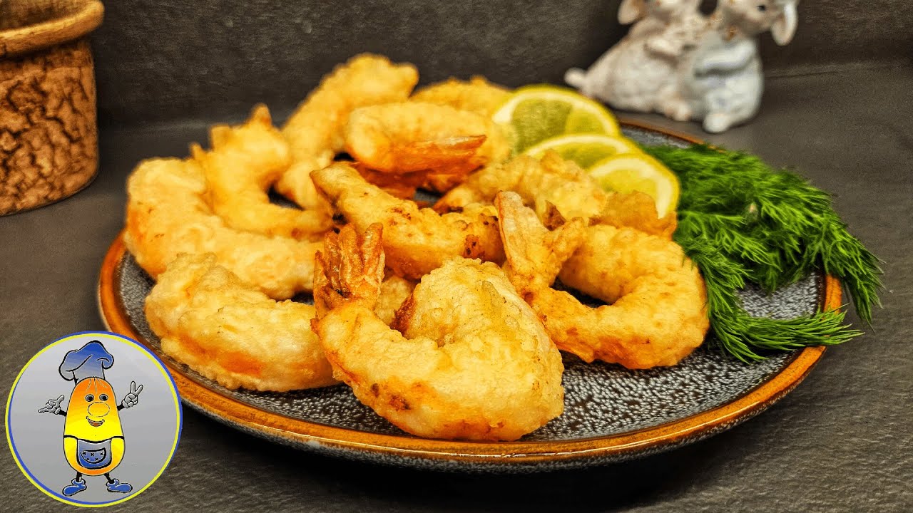 Скариди темпура като в ресторант! 🍤 Тайните на идеалната хрупкава панировка