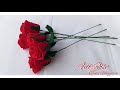 Cukup 5 MENIT Membuat Bunga Mawar Cantik || How To Make Felt Rose