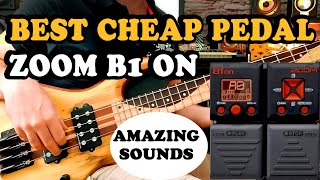 Zoom B1 On B Pedal Review - Amazing B Effects