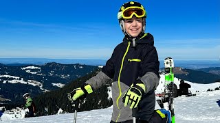 Стойка Кенгуру на лыжах! #трюк #трюки #горы #лыжи #катаниеналыжах #швейцария #hoch-ybrig