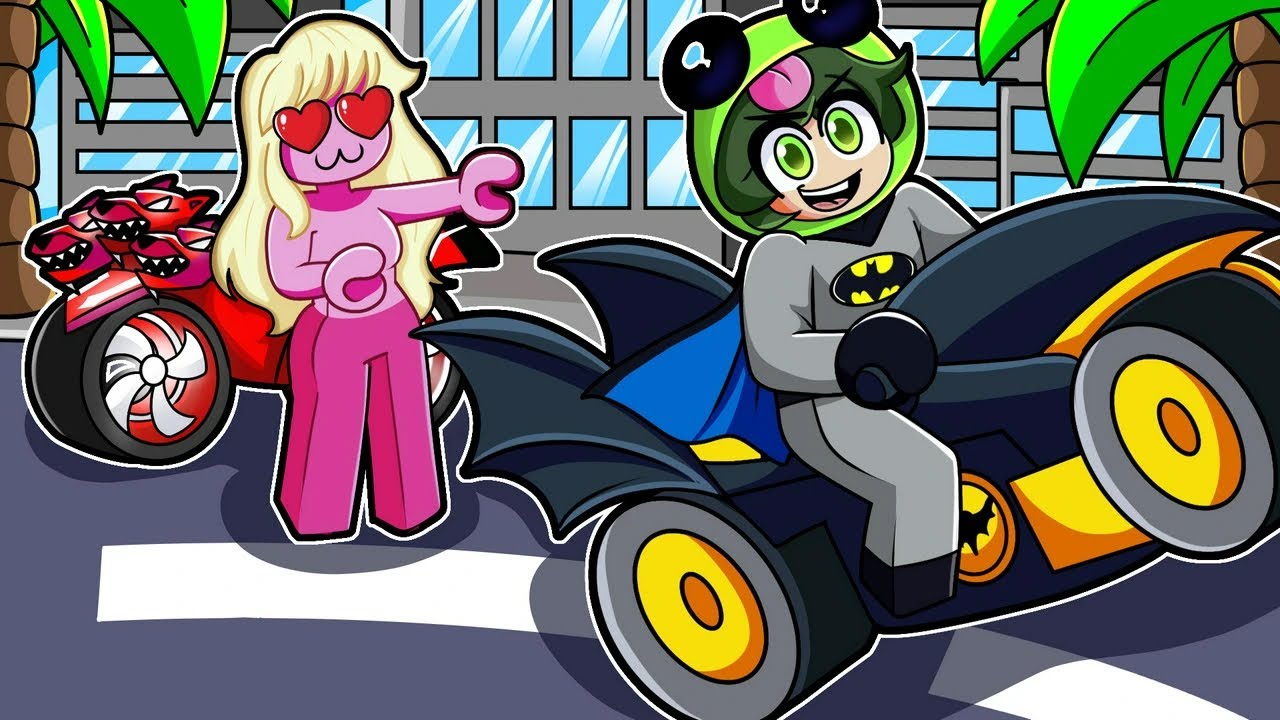 My CRUSH Called Me POOR So I Used The $10,000,000 BATMAN BIKE In Roblox Driving Empire!