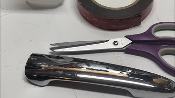Quick fix and repair of chrome door car handle on 2009 Ford Flex.