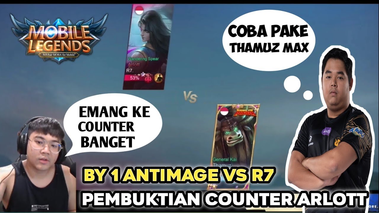 Counter arlott, thamuz antimage vs arlott r7 !! Pembuktian thamuz counter arlott