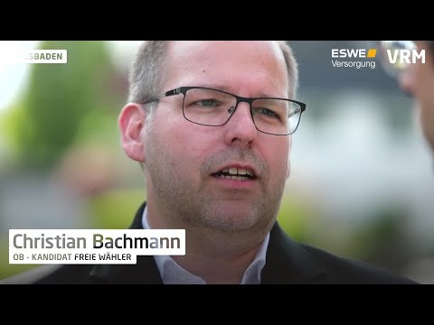 OB-Wahl in Wiesbaden: Kandidat Chrisitan Bachmann