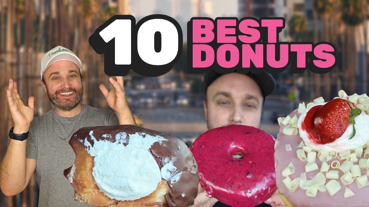 ТОП-10 мест, где можно купить пончики в 2025 году (Южная Калифорния)