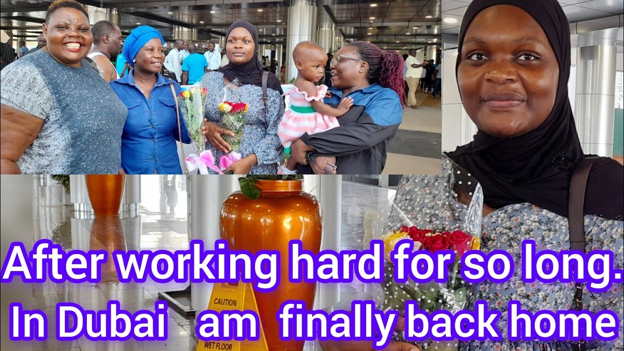 After working hard for so long in Dubai  am finally back home.