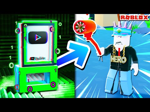 I cannot explain how RARE these HACKED ITEMS are... (ROBLOX YOUTUBE SIMULATOR)