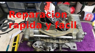 Solución Carburador Holley De 4 Bocas De 600 Cfm. El Escenario Típico Para Un Service Casero.