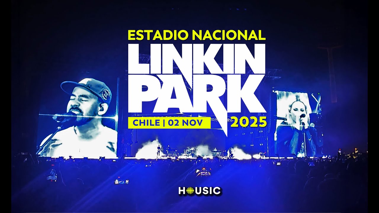 LINKIN PARK CHILE 2025 ESTADIO NACIONAL FULL SHOW | CONCIERTO COMPLETO | HQ - 4k - Zoom