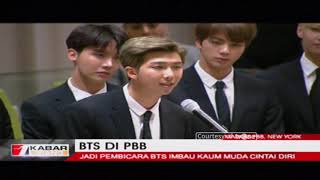 Boyband K-Pop BTS Menjadi Pembicara di PBB