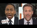 Stephen A. and Max Kellerman get into a heated debate over load management in the NBA | First Take