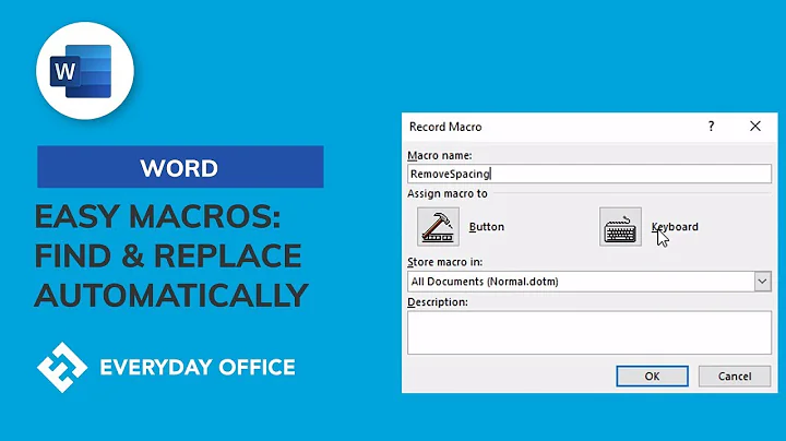 Recording a Macro to Automate Replace Special in Microsoft Word