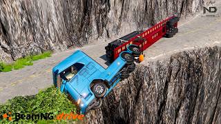 BeamNG Drive #44 - Lái Xe Đầu Kéo Vượt Qua Vách Núi Cheo Veo Với Hàng Siêu Nặng! screenshot 1