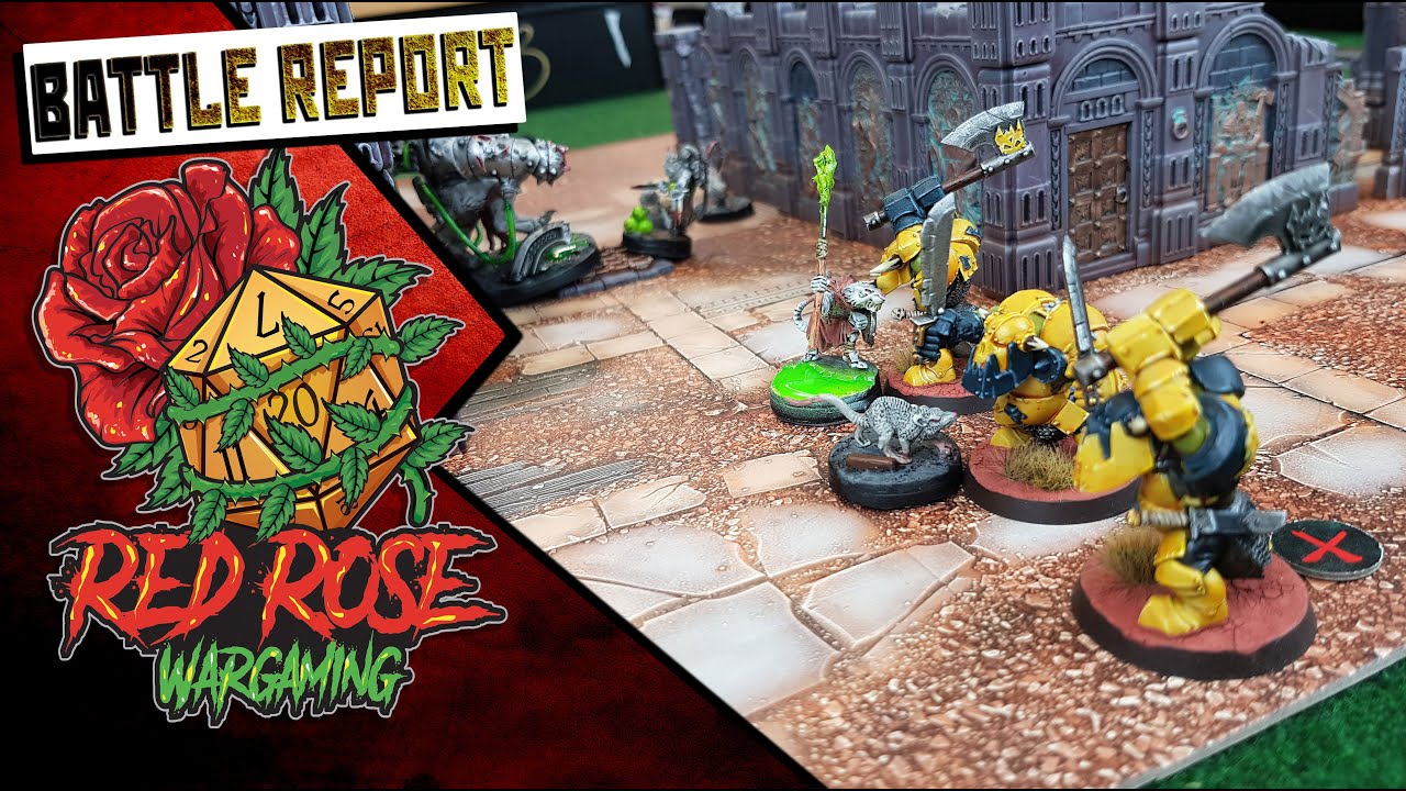 WARCRY Battle Report - Skaven vs Ironjawz - Tom uses Rampage on a Giant Rat... twice.
