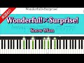 【Wonderful! &times; Surprise!】Snow Man  (楽譜あり)