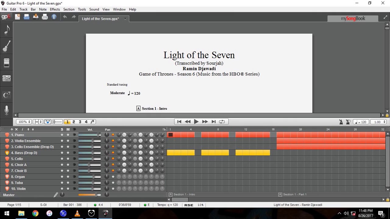 light of the seven guitar pro tab download